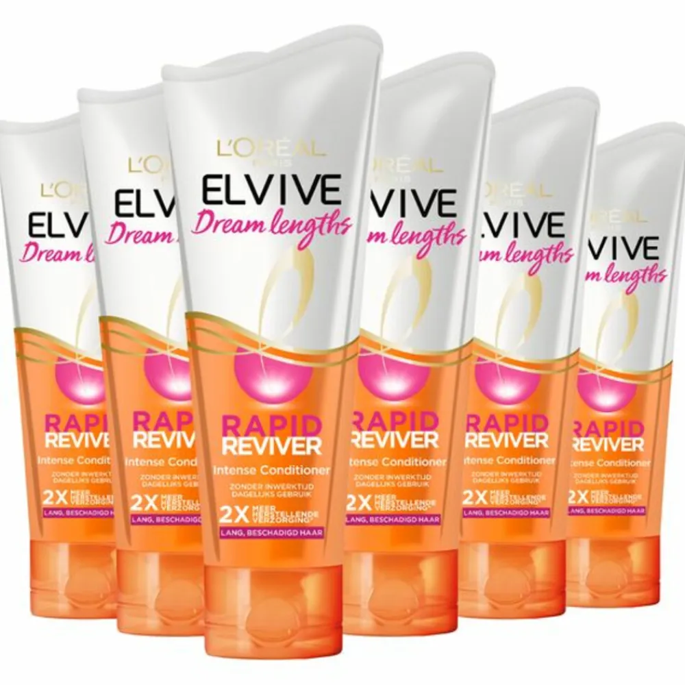 LOréal 6x L'Oréal Elvive Dream Lengths Rapid Reviver Conditioner 200 ml