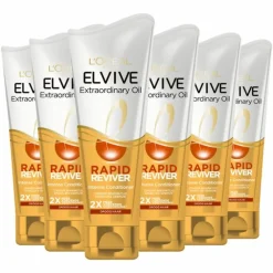 LOréal 6x L'Oréal Elvive Extraordinary Oil Rapid Reviver Conditioner 200 ml
