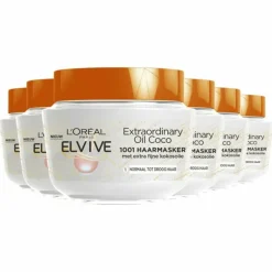 LOréal 6x L'Oréal Elvive Extraordinary Oil Haarmasker Kokos 300 ml