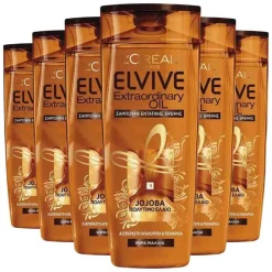 LOréal 6x L'Oréal Elvive Extraordinary Oil Shampoo Jojoba 400 ml