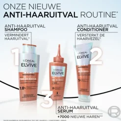 LOréal 6x L'Oréal Elvive Fiber Booster Anti-Haaruitval Shampoo 200 ml