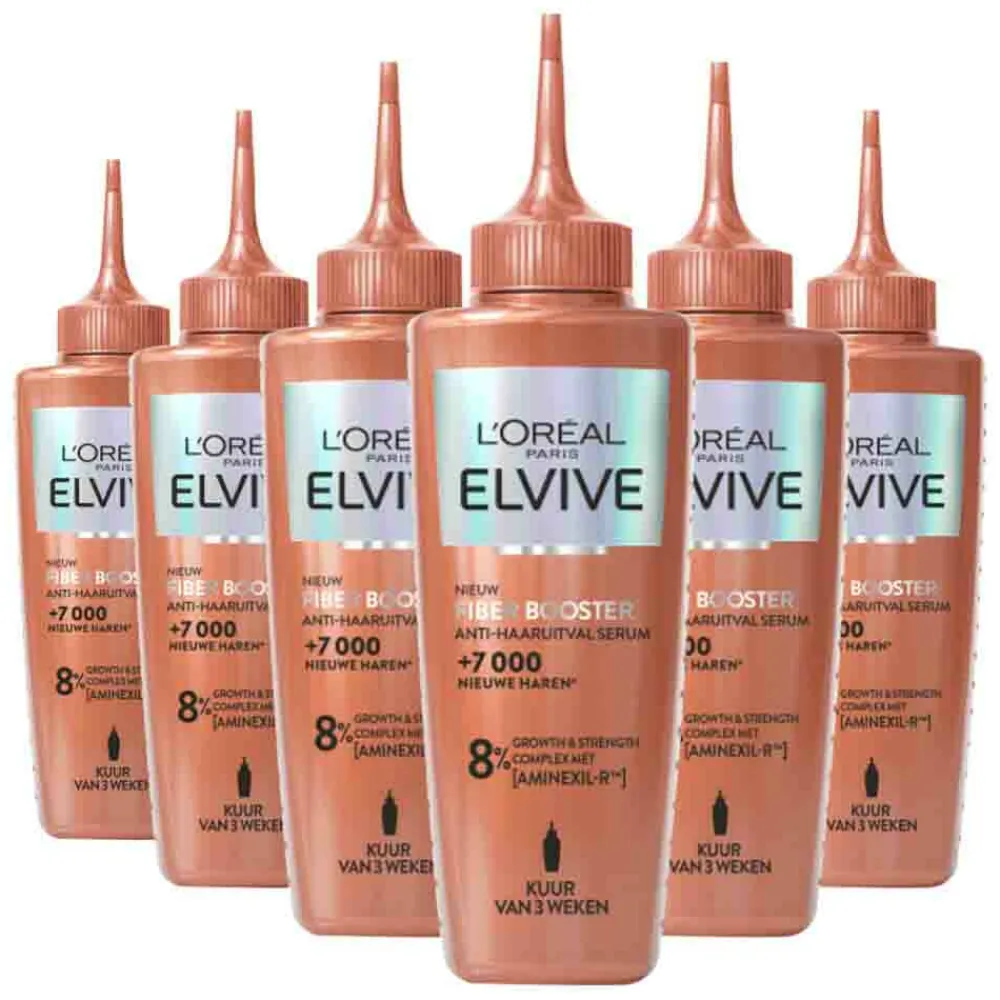 LOréal 6x L'Oréal Elvive Fiber Booster Anti-Haaruitval Serum 102 ml