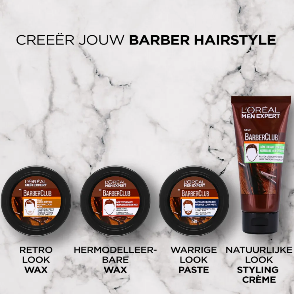 LOréal 6x L'Oréal Men Expert BarberClub Styling Paste 75 ml