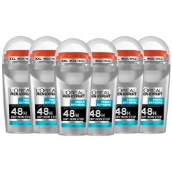 LOréal 6x L'Oréal Men Expert Deodorant Roller Fresh Extreme 50 ml