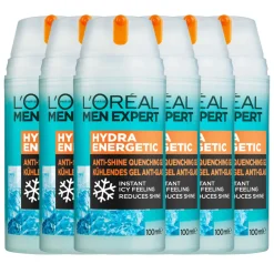 LOréal 6x L'Oréal Men Expert Hydra Energetic Hydraterende Gel Dagcrème 100 ml