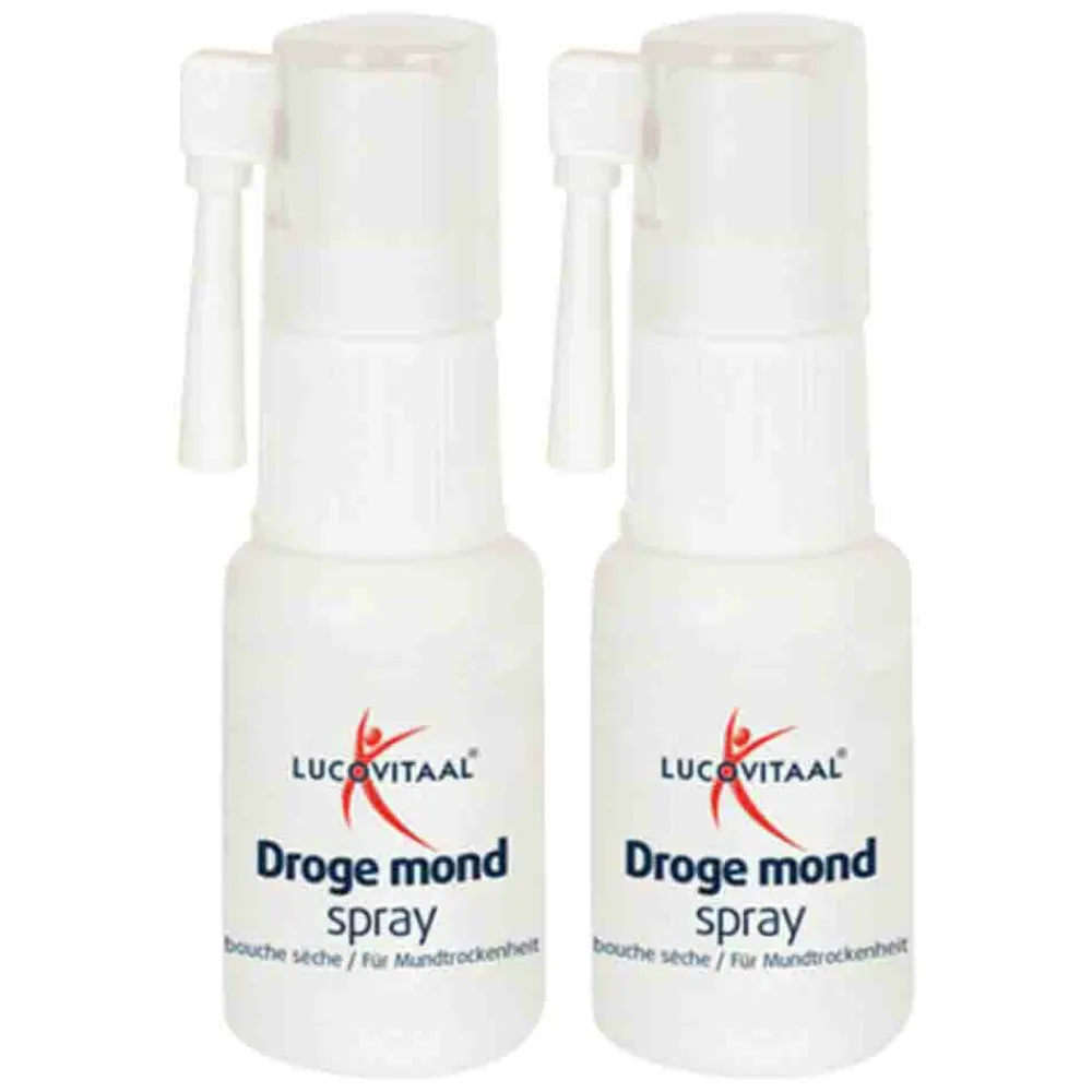 Lucovitaal 2x Droge Mond Spray 20 ml