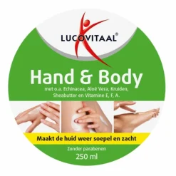 Lucovitaal 3x Hand en Body Crème Echinacea & Aloë Vera 250 ml