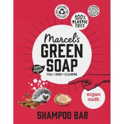 Marcels Green Soap 6x Marcel's Green Soap Shampoobar Argan & Oudh 90 gr