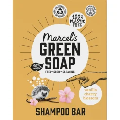 Marcels Green Soap 3x Marcel's Green Soap Shampoobar Vanilla & Cherry Blossom 90 gr