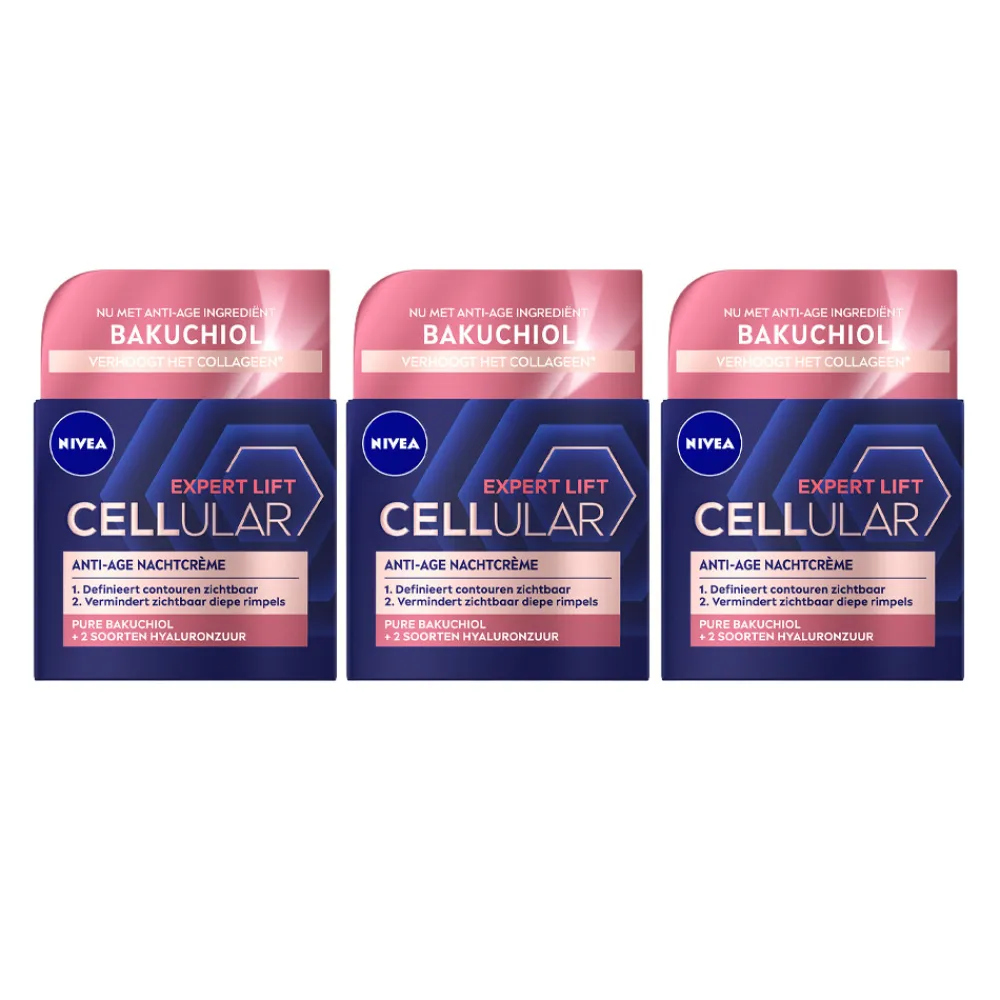 NIVEA 3x Cellular Filler Nachtcrème Elasticity 50 ml