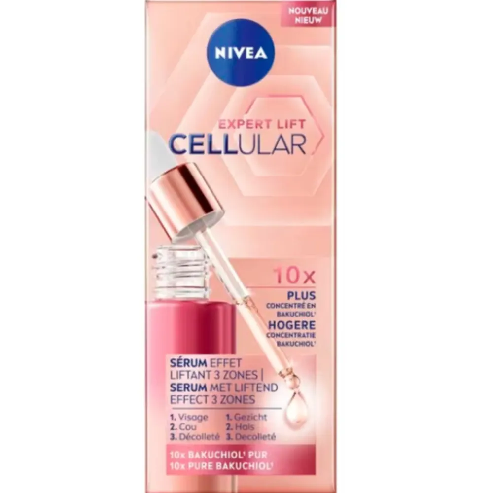 NIVEA 3x Cellular Lift Serum Hogere Concentratie Bakuchiol 30 ml