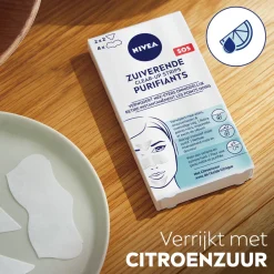 NIVEA 6x Clear Up Strips Gezichtsmasker 6 stuks