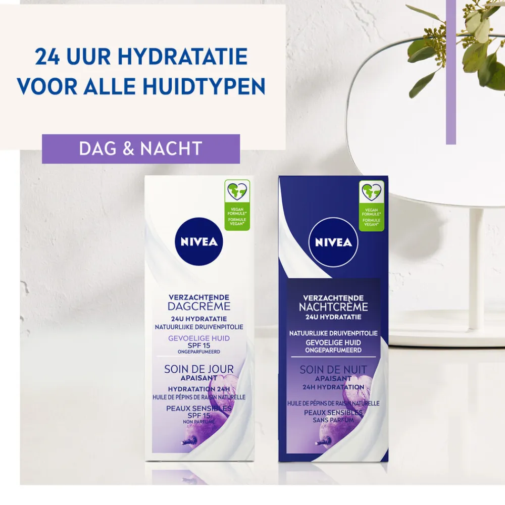 NIVEA 3x Dagcrème Verzachtend SPF 15 50 ml
