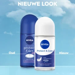 NIVEA 6x Deodorant Roller Protect en Care 50 ml