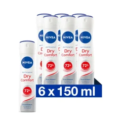 NIVEA 6x Deodorant Spray Dry Comfort 150 ml