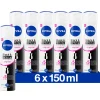 NIVEA 6x Deodorant Spray Invisible For Black & White Clear 150 ml