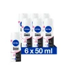 NIVEA 6x Deodorant Spray Invisible For Black & White 100 ml