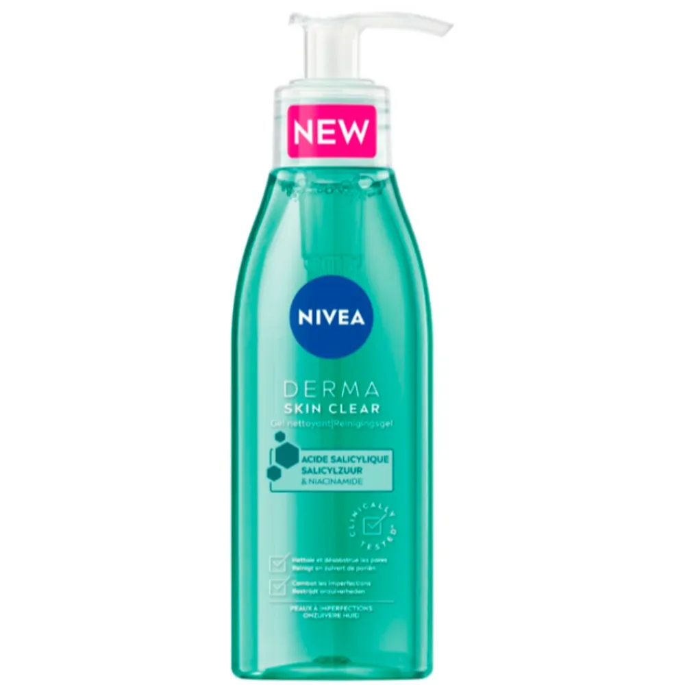 NIVEA 6x Derma Skin Clear Reinigingsgel 150 ml
