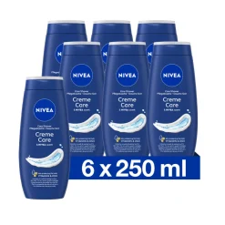 NIVEA 6x Douchecrème Care 250 ml