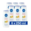 NIVEA 6x Douchecrème Orange en Avocado 250 ml