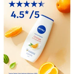NIVEA 6x Douchecrème Orange en Avocado 250 ml