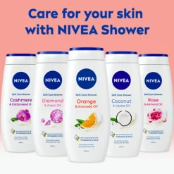 NIVEA 6x Douchecrème Orange en Avocado 250 ml
