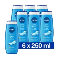 NIVEA 6x Douchegel Fresh Pure 250 ml