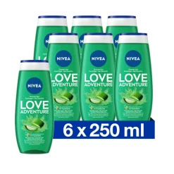 NIVEA 6x Douchegel Love Nature 250 ml