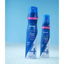 NIVEA 6x Haarmousse Care & Hold Extra Strong 150 ml