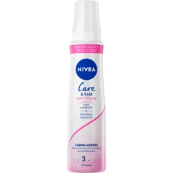 NIVEA 6x Haarmousse Care & Hold Soft Touch 250 ml
