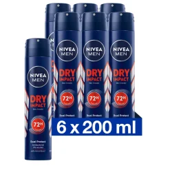 NIVEA Men 6x Anti-Transpirant Spray Dry Impact 200 ml