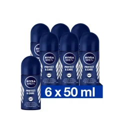 NIVEA Men 6x Deodorant Roller Protect & Care 50 ml