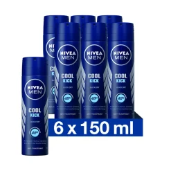 NIVEA Men 6x Deodorant Spray Cool Kick 150 ml