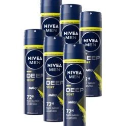NIVEA Men 6x Deodorant Spray Deep Sport 150 ml