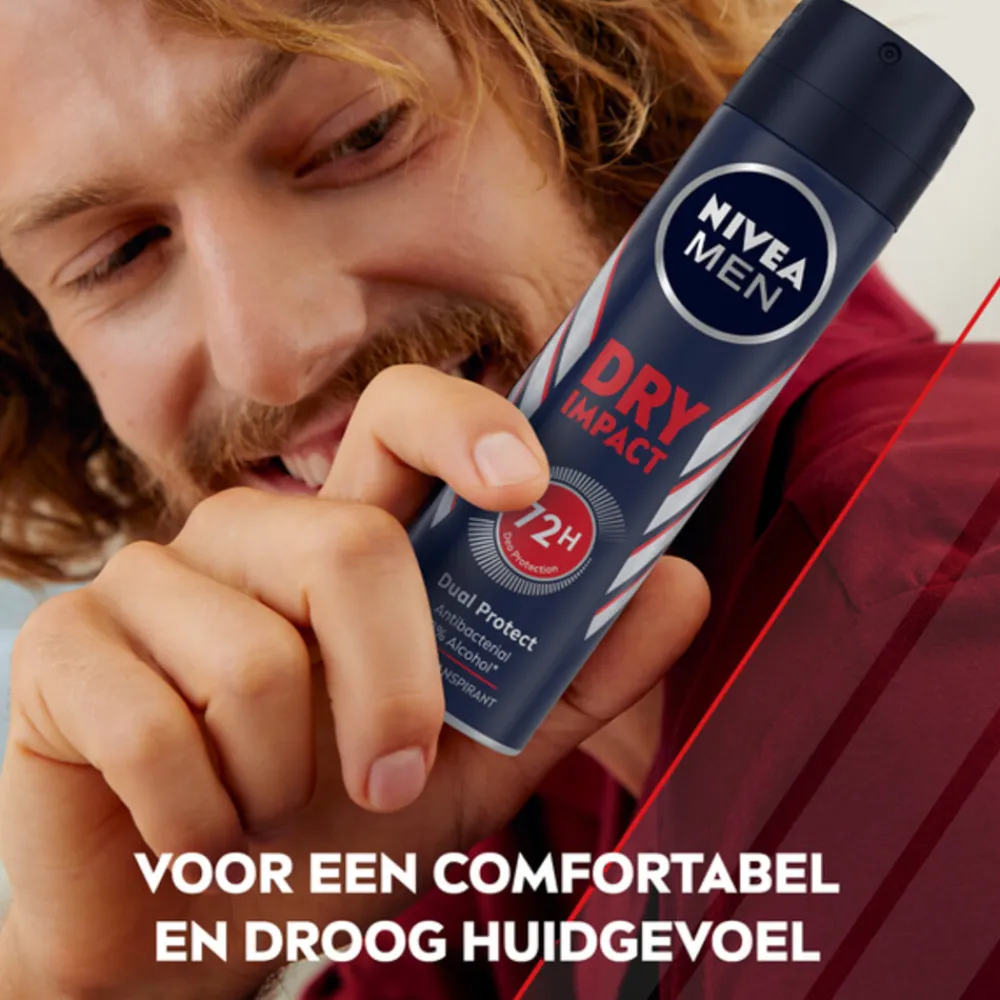 NIVEA Men 6x Deodorant Spray Dry Impact 150 ml