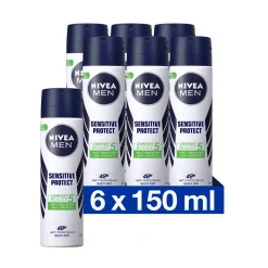 NIVEA Men 6x Deodorant Spray Sensitive Protect 150 ml