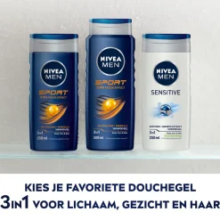 NIVEA Men 6x Douchegel Sensitive 250 ml