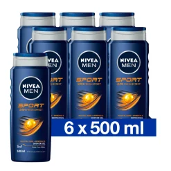 NIVEA Men 6x Douchegel Sport 500 ml