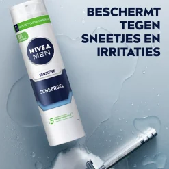 Heren NIVEA Men 6x Scheergel Sensitive 200 ml
