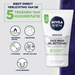 NIVEA Men 6x Sensitive Face Wash 100 ml