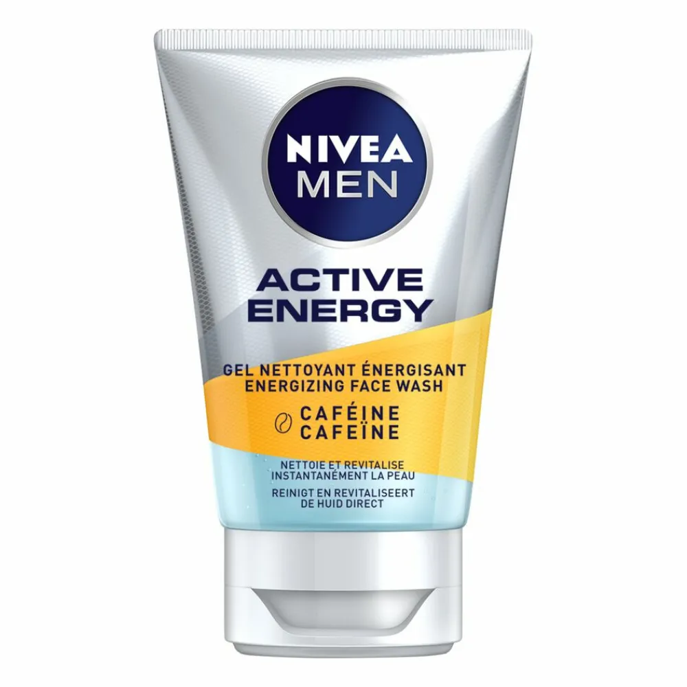 NIVEA Men 6x Skin Energy Face Cleansing Gel 100 ml