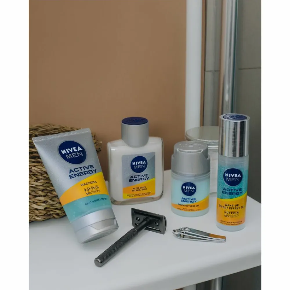NIVEA Men 6x Skin Energy Face Cleansing Gel 100 ml