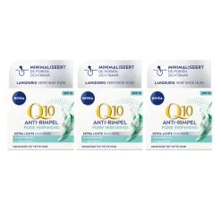 NIVEA 3x Q10 Dagcrème Anti-Rimpel Extra Licht SPF 15 50 ml