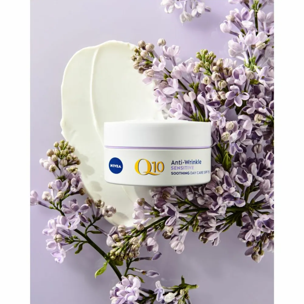 NIVEA 3x Q10 Dagcrème Anti-Rimpel Gevoelige Huid SPF 15 50 ml