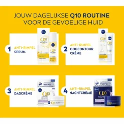 NIVEA 3x Q10 Dagcrème Anti-Rimpel Gevoelige Huid SPF 15 50 ml