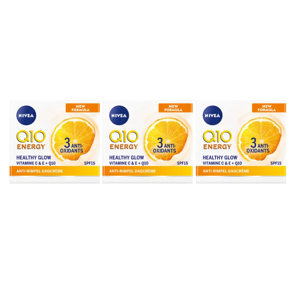 NIVEA 3x Q10 Dagcrème Energy SPF 15 50 ml