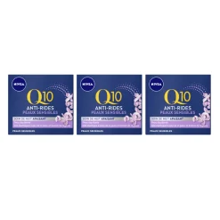 NIVEA 3x Q10 Nachtcrème Anti-Rimpel Verstevigend 50 ml