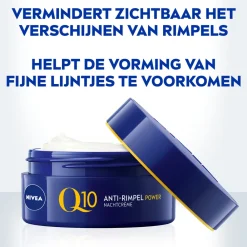 NIVEA 3x Q10 Nachtcrème Power Anti-Rimpel 50 ml