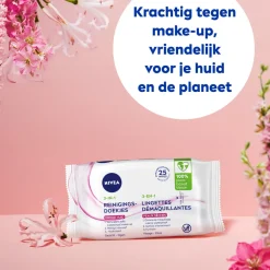 NIVEA 6x Reinigingsdoekjes Droge Huid 25 stuks