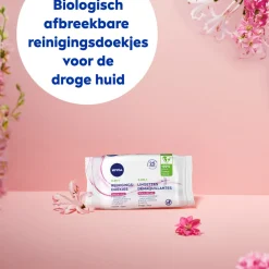 NIVEA 6x Reinigingsdoekjes Droge Huid 25 stuks